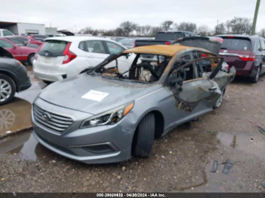2016 Hyundai Sonata Se VIN: 5NPE24AF1GH317857 Lot: 39321432