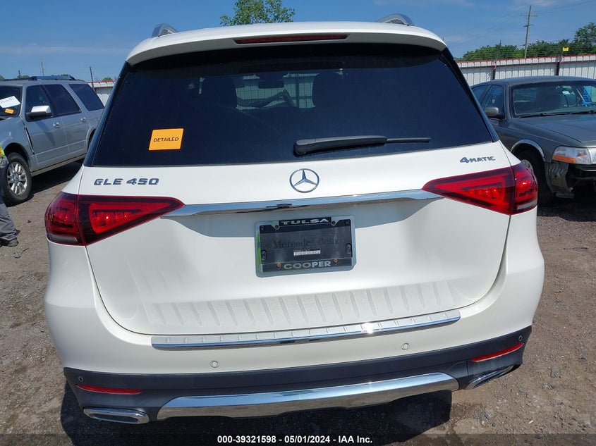 2020 MERCEDES-BENZ GLE 450 4MATIC 4JGFB5KB0LA148191