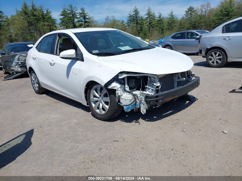 2014 Toyota Corolla Le VIN: 2T1BURHE7EC065250 Lot: 39321706