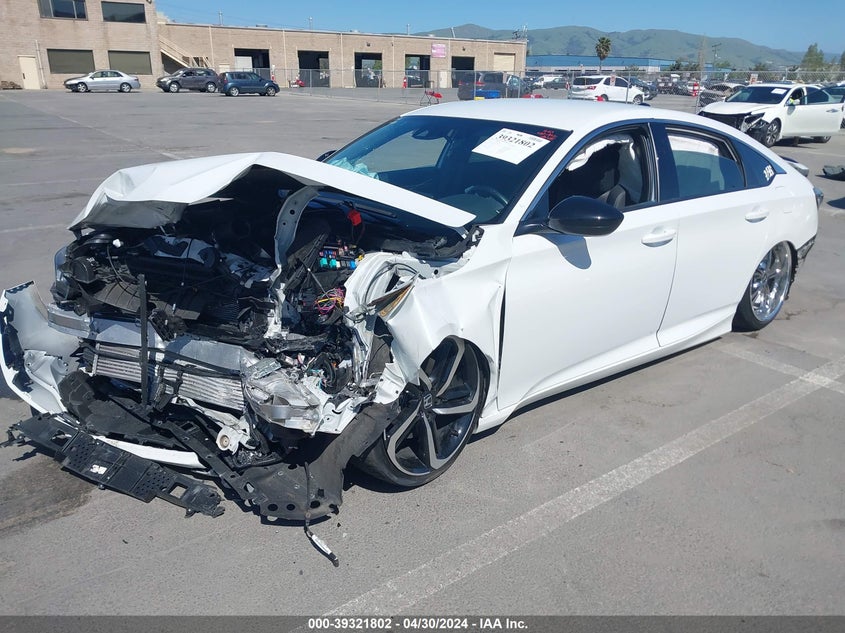 2022 HONDA ACCORD VIN: 1HGCV1F35NA120661