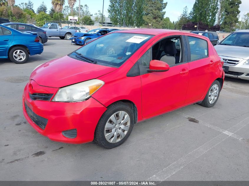 2013 Toyota Yaris Le VIN: JTDKTUD39DD544460 Lot: 39321807