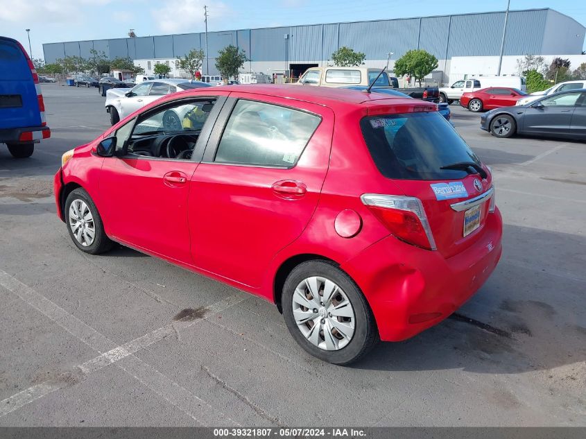 2013 Toyota Yaris Le VIN: JTDKTUD39DD544460 Lot: 39321807