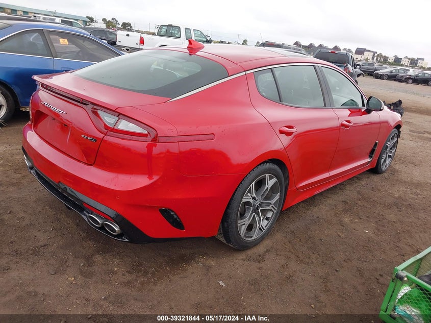 2021 Kia Stinger Gt-Line VIN: KNAE15LAXM6089970 Lot: 39321844