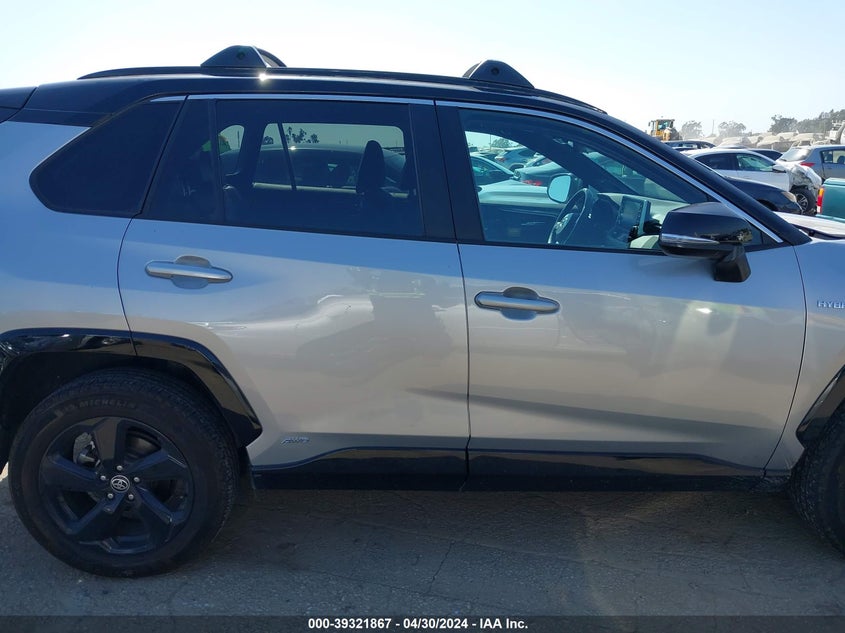2021 TOYOTA RAV4 XSE HYBRID - 4T3E6RFV5MU036912