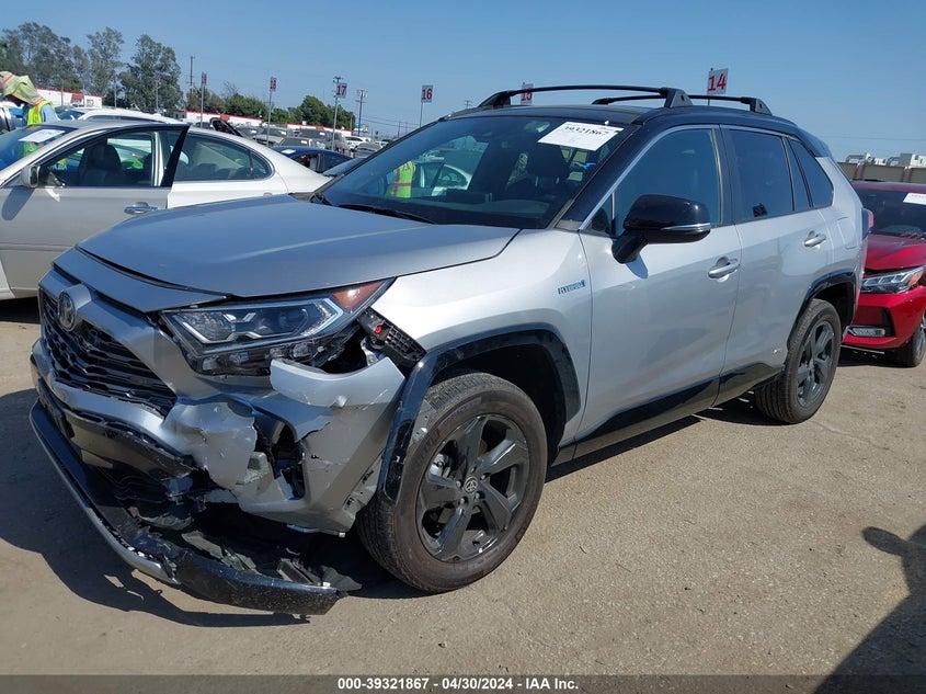 2021 TOYOTA RAV4 XSE HYBRID - 4T3E6RFV5MU036912