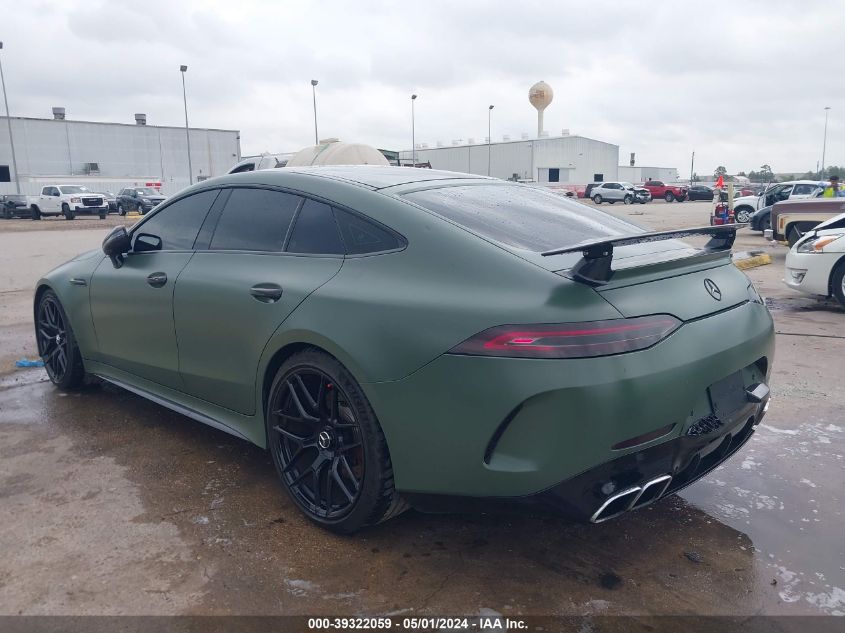 2021 Mercedes-Benz Amg Gt 63 4-Door Coupe VIN: W1K7X8JB6MA036452 Lot: 39322059