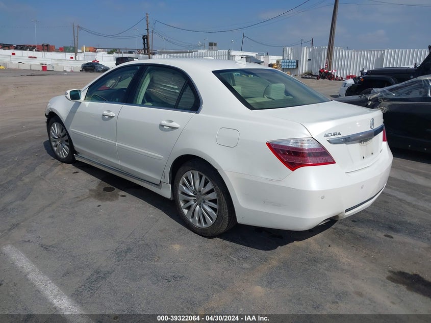 2011 Acura Rl 3.7 VIN: JH4KB2F60BC000283 Lot: 39322064