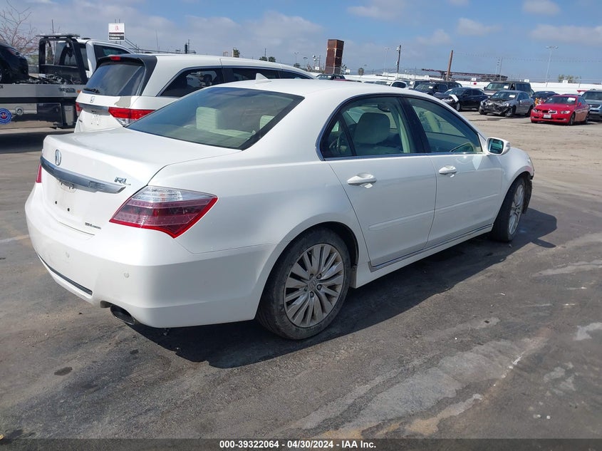 2011 Acura Rl 3.7 VIN: JH4KB2F60BC000283 Lot: 39322064