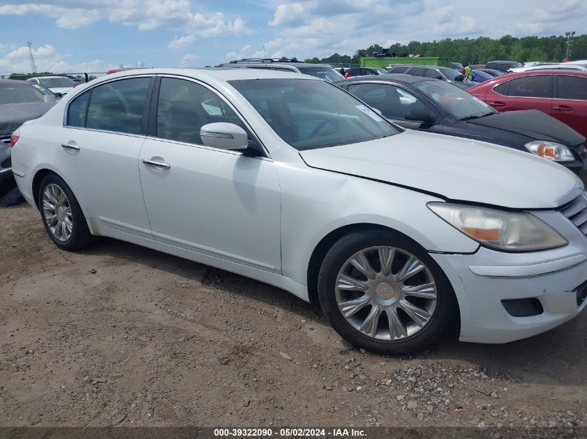 2009 Hyundai Genesis 3.8 VIN: KMHGC46E99U051188 Lot: 39322090