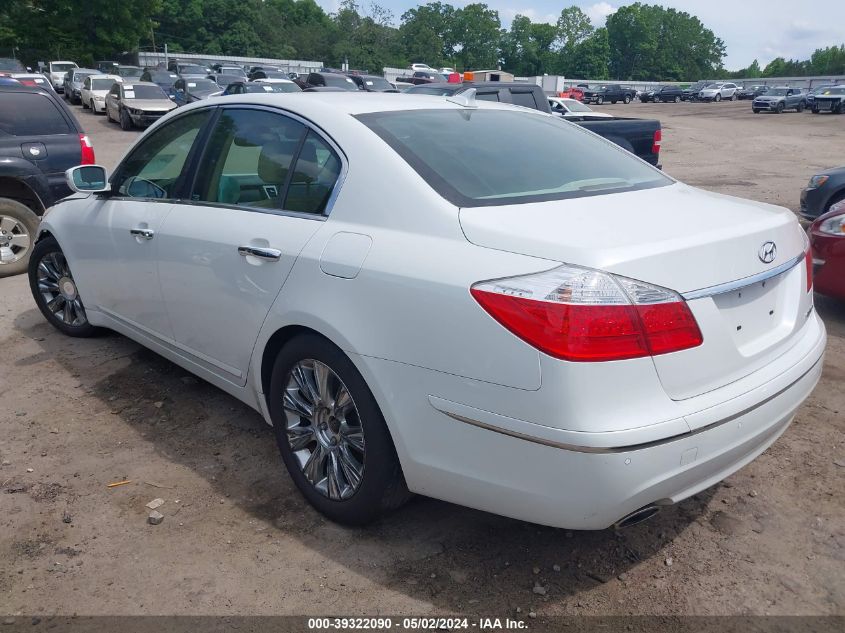 2009 Hyundai Genesis 3.8 VIN: KMHGC46E99U051188 Lot: 39322090