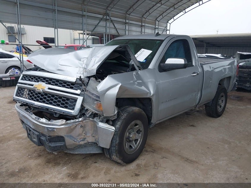 2014 CHEVROLET SILVERADO 1500 C1500 - 1GCNCPEH5EZ390312