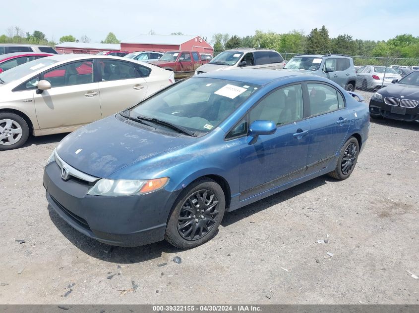 2HGFA16566H510505 | 2006 HONDA CIVIC