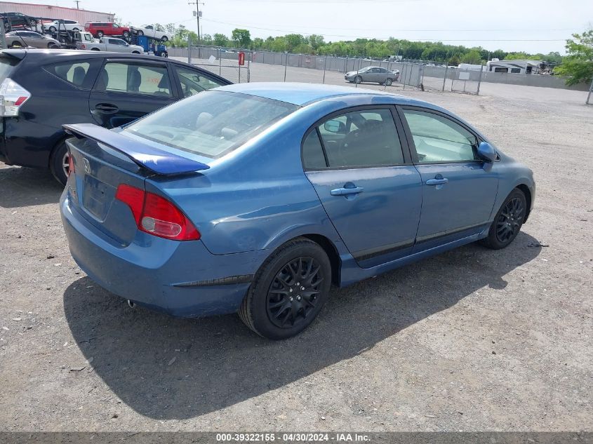 2HGFA16566H510505 | 2006 HONDA CIVIC