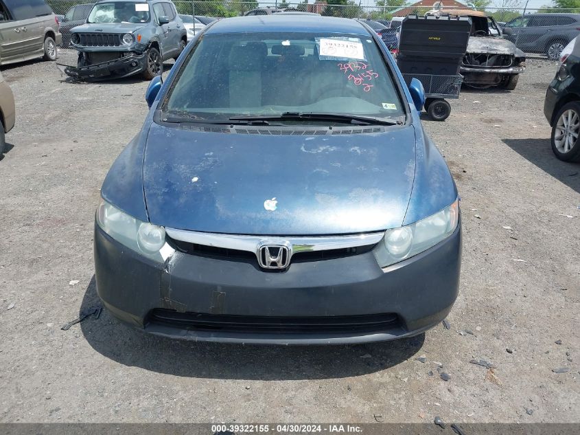 2HGFA16566H510505 | 2006 HONDA CIVIC