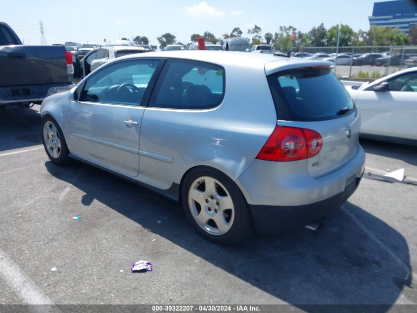 2006 Volkswagen Gti 2-Door VIN: WVWEV71K76W144909 Lot: 39322207