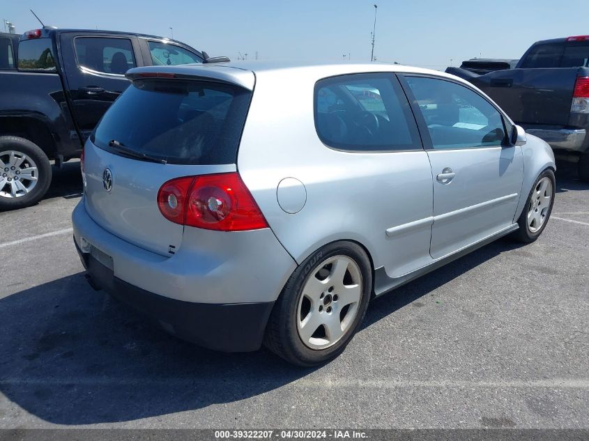 2006 Volkswagen Gti 2-Door VIN: WVWEV71K76W144909 Lot: 39322207