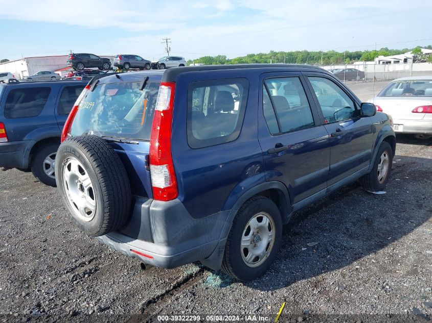 2005 Honda Cr-V Lx VIN: SHSRD78515U306307 Lot: 39322299