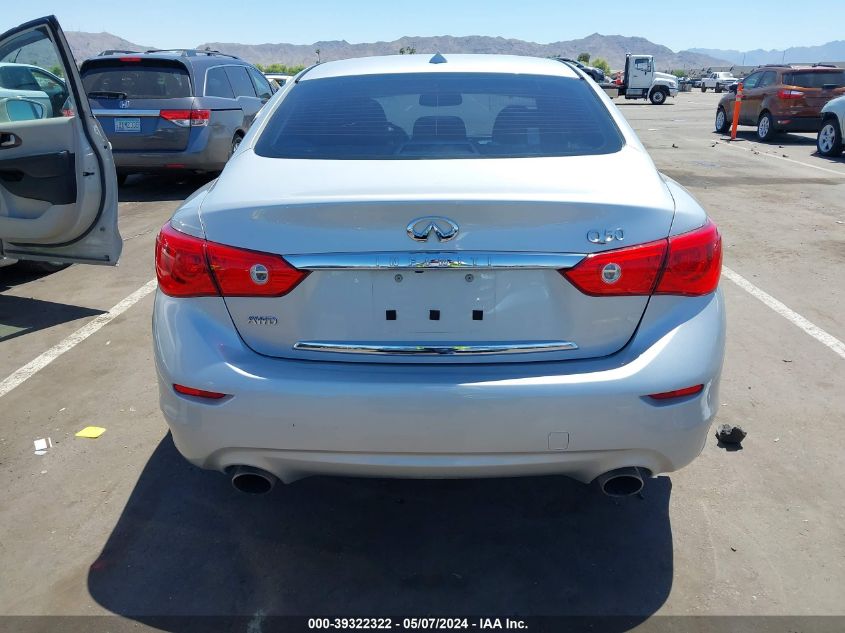 2017 Infiniti Q50 2.0T Premium VIN: JN1CV7AR7HM680006 Lot: 39322322