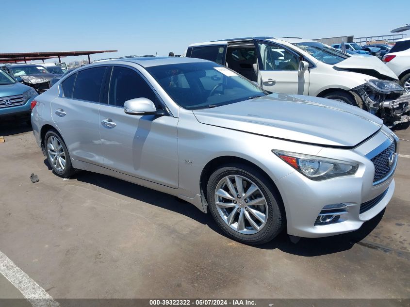 2017 Infiniti Q50 2.0T Premium VIN: JN1CV7AR7HM680006 Lot: 39322322