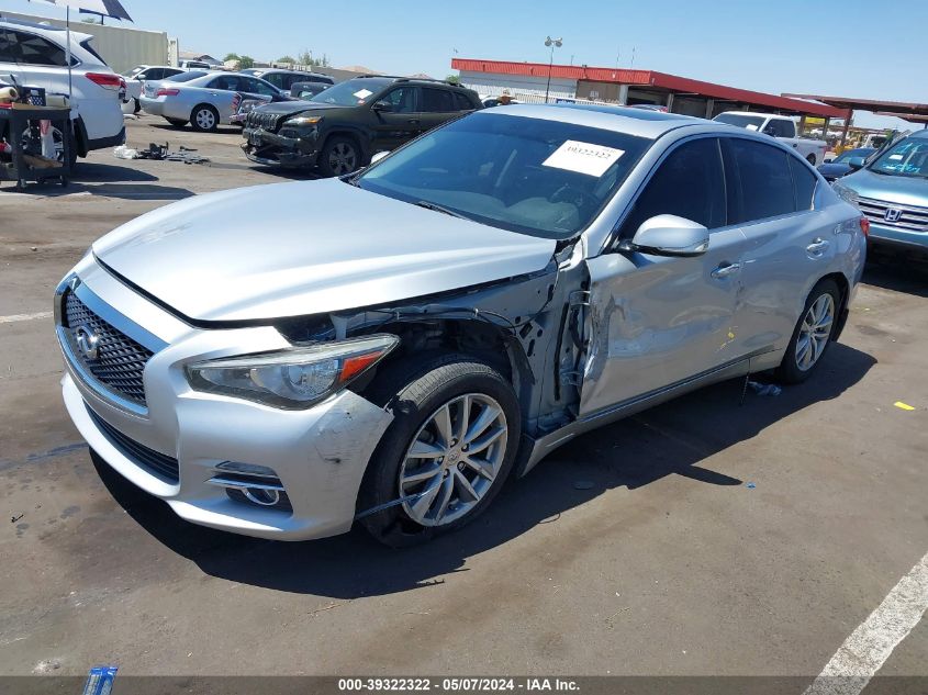 2017 Infiniti Q50 2.0T Premium VIN: JN1CV7AR7HM680006 Lot: 39322322