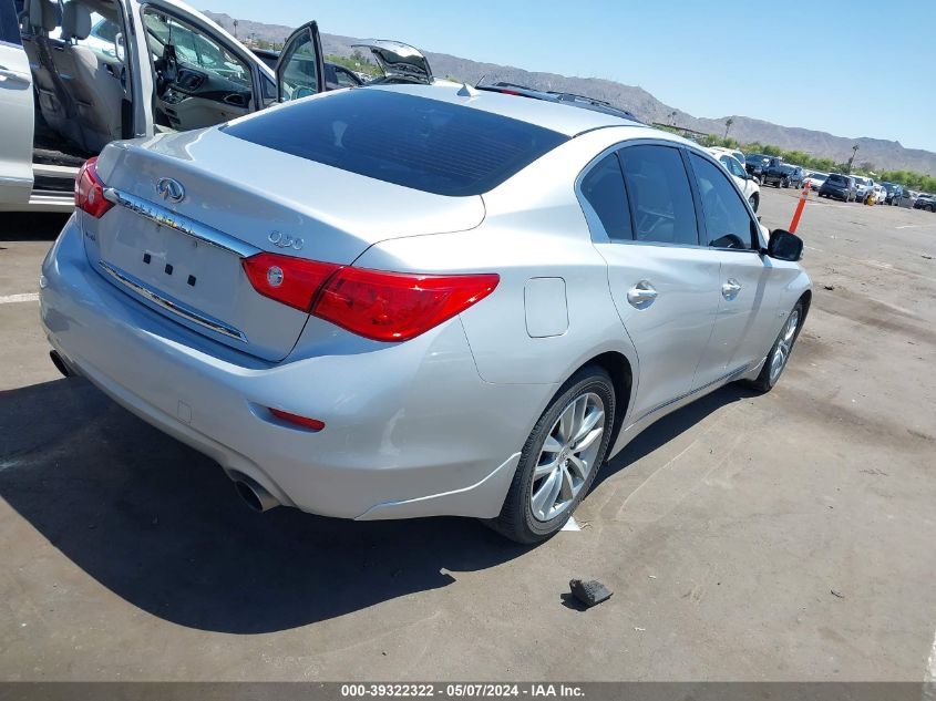 2017 Infiniti Q50 2.0T Premium VIN: JN1CV7AR7HM680006 Lot: 39322322