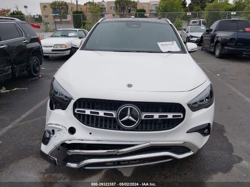 2024 Mercedes-Benz Gla 250 VIN: W1N4N4GB4RJ606368 Lot: 39322357