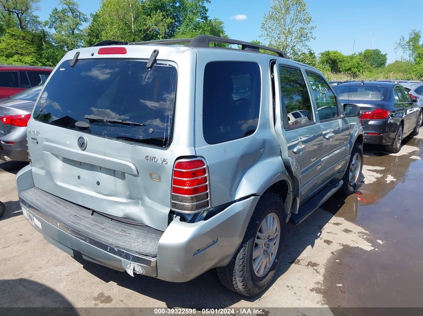 2005 Mercury Mariner Luxury/Premier VIN: 4M2CU57105DJ01286 Lot: 39322595