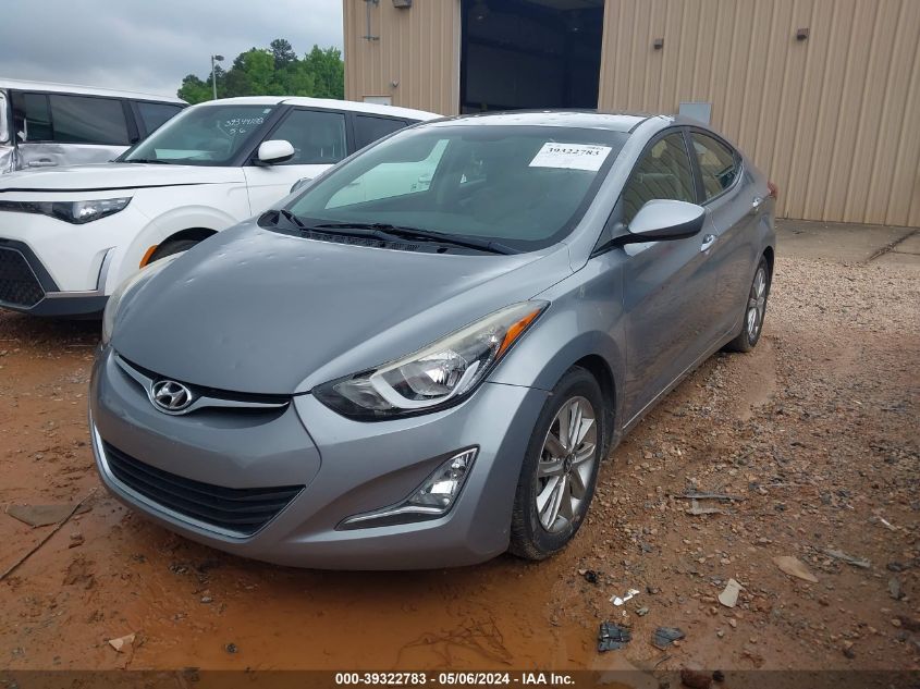 KMHDH4AE3FU248560 2015 HYUNDAI ELANTRA - Image 2