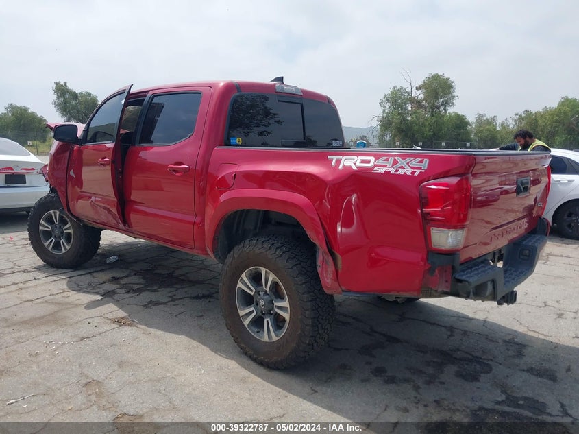 VIN 3TMCZ5AN9HM078652 2017 TOYOTA TACOMA DBL CAB/SR/TRDSPT/OR/PRO