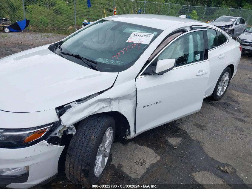 2021 Chevrolet Malibu Fwd Lt VIN: 1G1ZD5ST2MF064245 Lot: 39322793