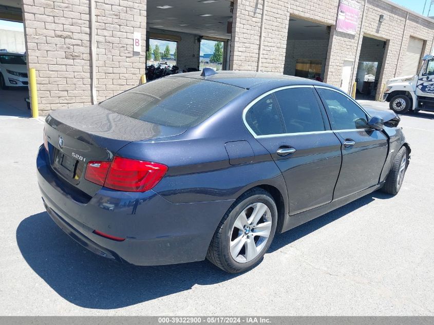 2013 BMW 528I xDrive VIN: WBAXH5C54DD106958 Lot: 39322900