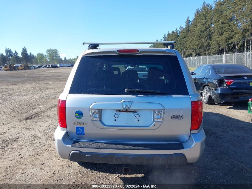 2005 Honda Pilot Ex-L VIN: 2HKYF18775H570905 Lot: 39322970