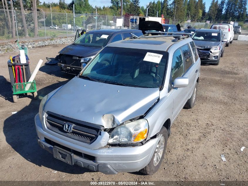 2005 Honda Pilot Ex-L VIN: 2HKYF18775H570905 Lot: 39322970