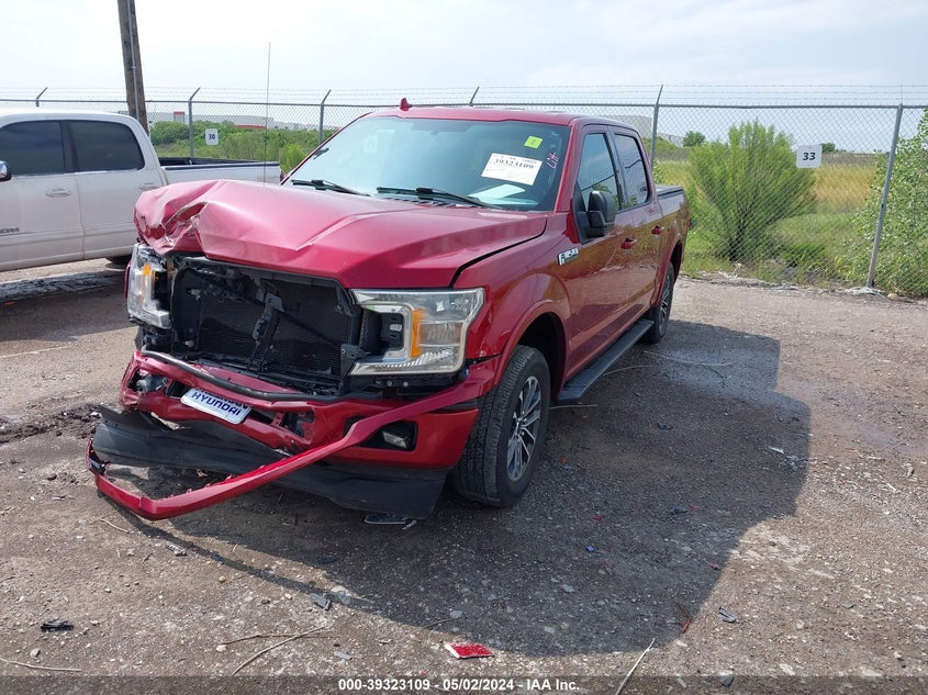 VIN 1FTEW1CP2JKF70719 2018 FORD F-150 XLT