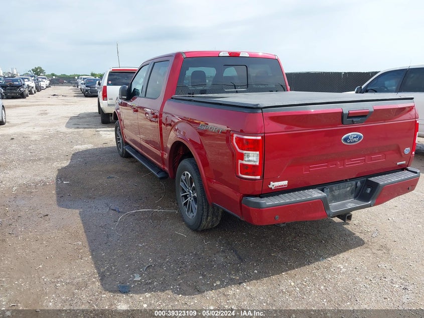 VIN 1FTEW1CP2JKF70719 2018 FORD F-150 XLT