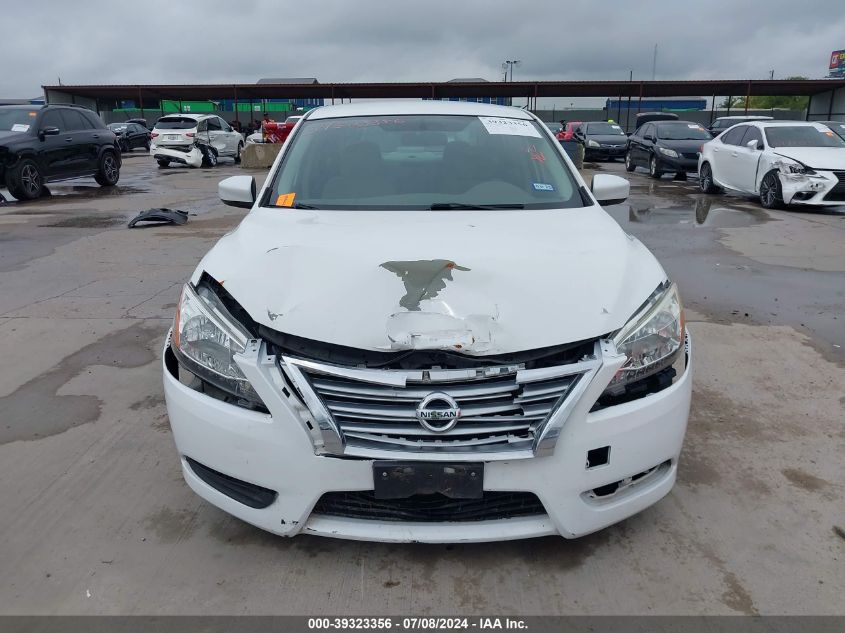 2014 Nissan Sentra Sv VIN: 3N1AB7AP9EL637324 Lot: 39323356