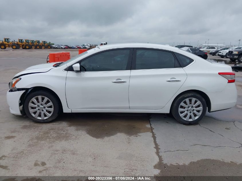 2014 Nissan Sentra Sv VIN: 3N1AB7AP9EL637324 Lot: 39323356