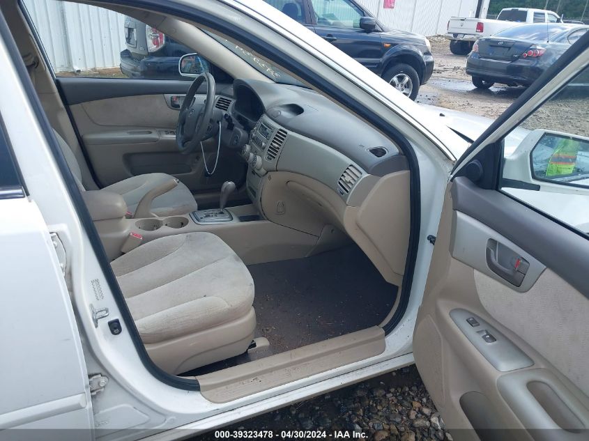 2008 Kia Optima Lx VIN: KNAGE123685261500 Lot: 39323478