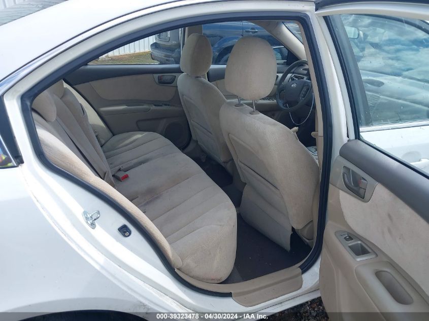 2008 Kia Optima Lx VIN: KNAGE123685261500 Lot: 39323478