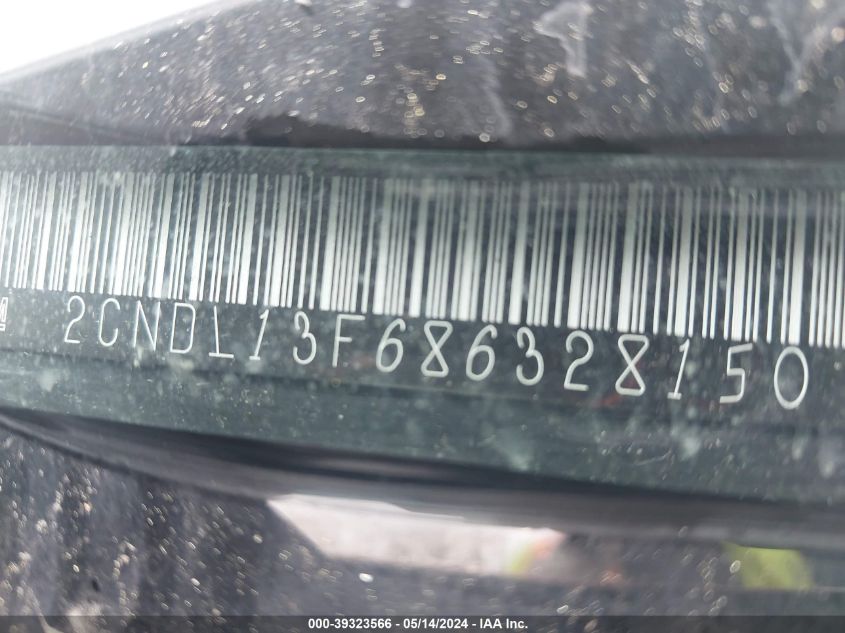 2008 Chevrolet Equinox Ls VIN: 2CNDL13F686328150 Lot: 39323566