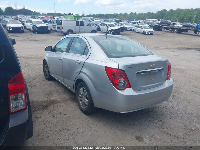 2012 Chevrolet Sonic 2Lt VIN: 1G1JC5SH1C4104773 Lot: 39323632