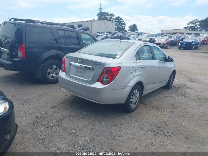 2012 Chevrolet Sonic 2Lt VIN: 1G1JC5SH1C4104773 Lot: 39323632