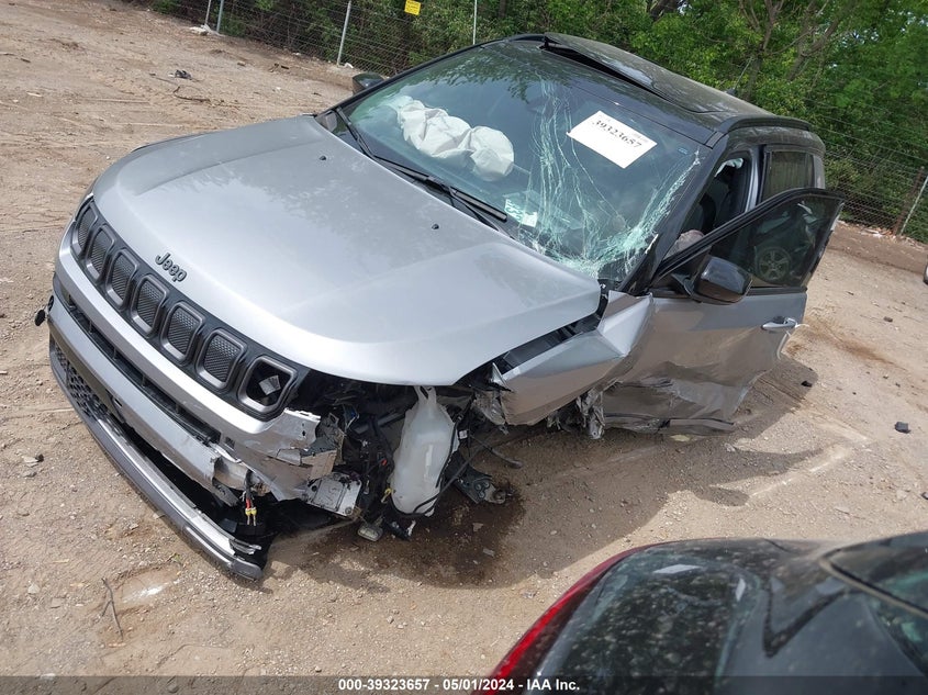 VIN 3C4NJDCB4NT210022 2022 JEEP COMPASS HIGH ALTITUDE 4X4
