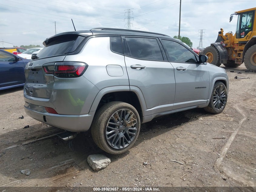 VIN 3C4NJDCB4NT210022 2022 JEEP COMPASS HIGH ALTITUDE 4X4