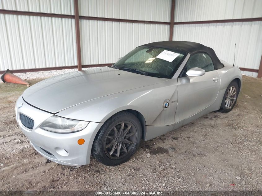 4USBT33535LS53791 | 2005 BMW Z4