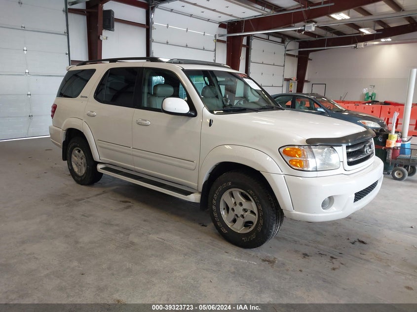 2001 Toyota Sequoia Limited V8 VIN: 5TDZT38AX1S012880 Lot: 39323723