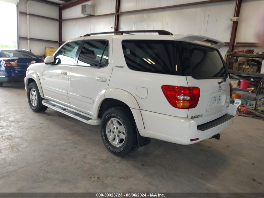 2001 Toyota Sequoia Limited V8 VIN: 5TDZT38AX1S012880 Lot: 39323723