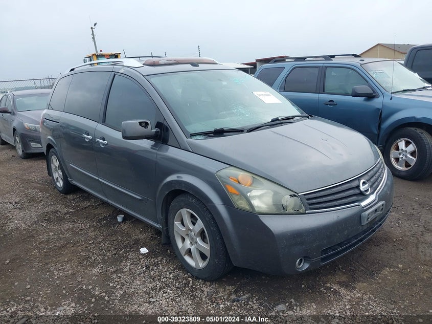 2008 Nissan Quest 3.5 Se VIN: 5N1BV28U58N106984 Lot: 39323809