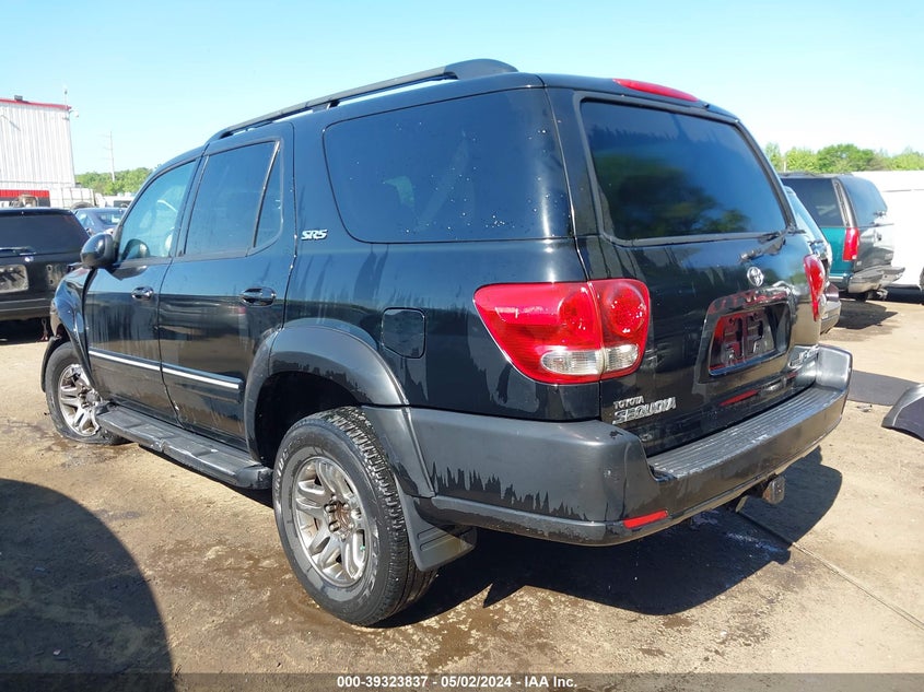 2007 Toyota Sequoia Sr5 V8 VIN: 5TDBT44A47S291281 Lot: 39323837