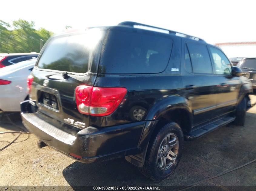 2007 Toyota Sequoia Sr5 V8 VIN: 5TDBT44A47S291281 Lot: 39323837